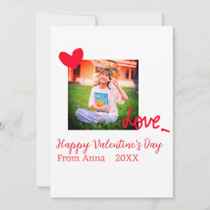Liebe "Rotes Herz" - Valentinstag mit Fotonamento Feiertagskarte