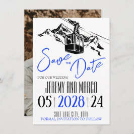 Liebe Royal Blue Save The Date