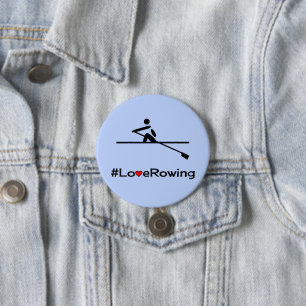 Liebe Rudertitel blau Button