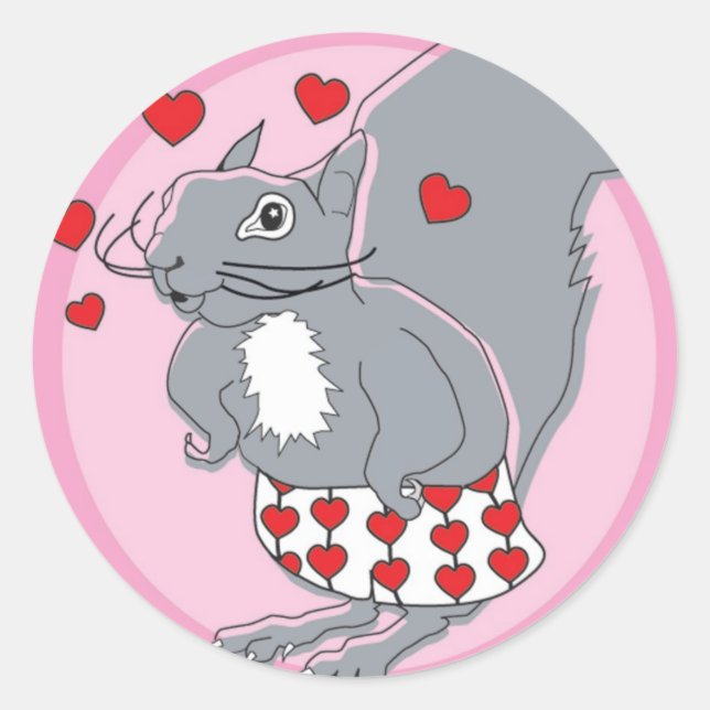Liebe Runder Aufkleber (Vorderseite)