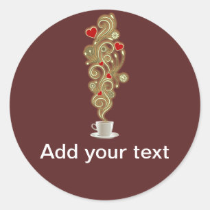 Liebe Runder Aufkleber