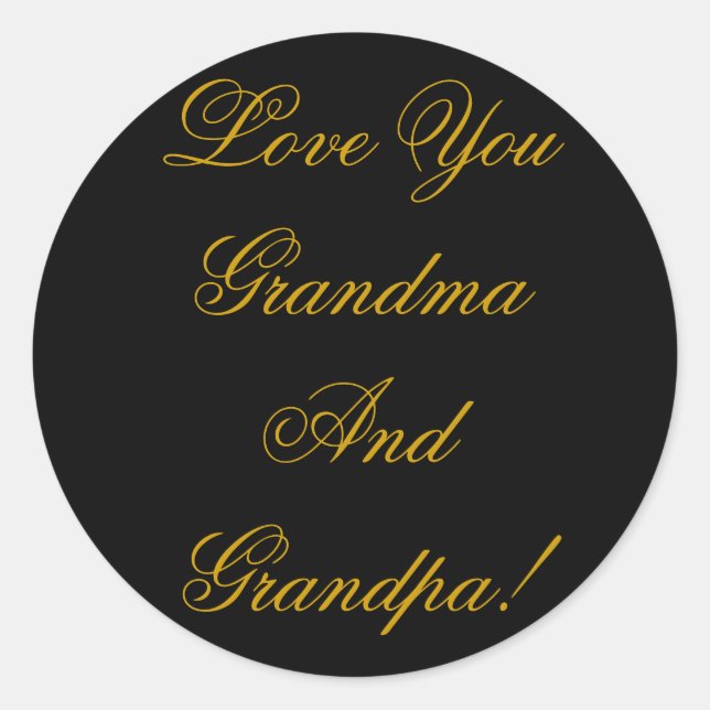 LIEBE RUNDER AUFKLEBER (Vorderseite)