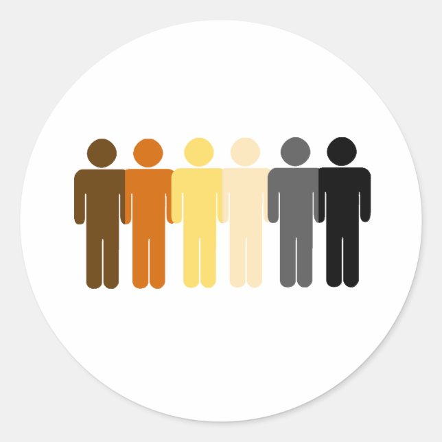 Liebe Runder Aufkleber (Vorderseite)