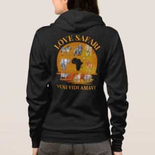 LIEBE SAFARI Veni Vidi Amavi Family Group Wiederse Hoodie