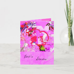 Liebe-Saisonkarte Feiertagskarte