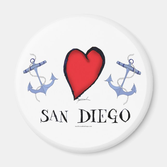 Liebe san diego magnet (Vorne)