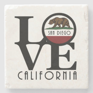 LIEBE San Diego Steinuntersetzer