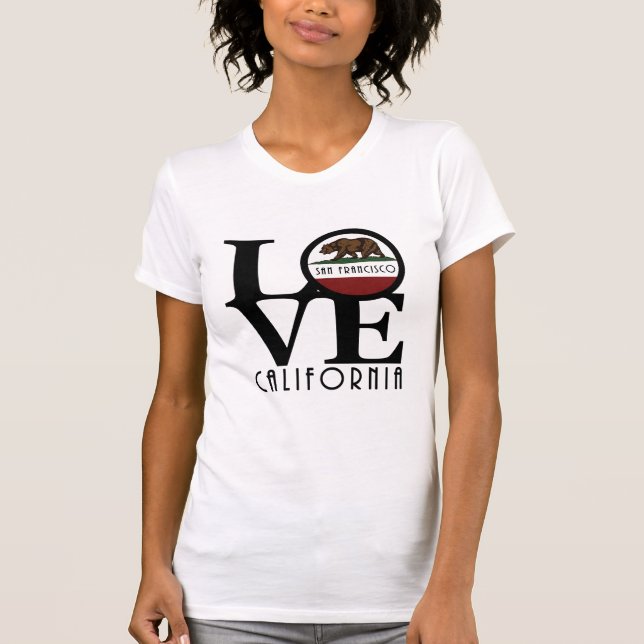 LIEBE San Francisco CA T-Shirt (Vorderseite)