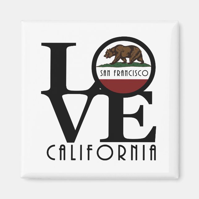 LIEBE San Francisco Magnet (Vorne)