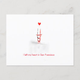 Liebe San Francisco Postkarte