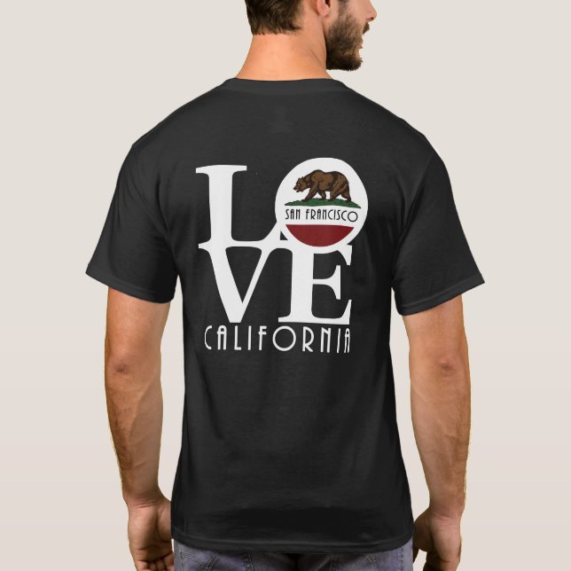 LIEBE San Francisco T-Shirt (Rückseite)