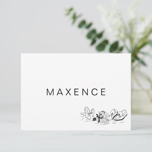 Liebe Sandy Beach Minimallinie Art Place Ca (Stehend Vorderseite)