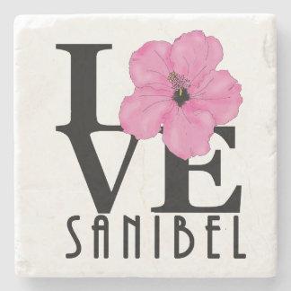 LIEBE Sanibel Pink Steinuntersetzer