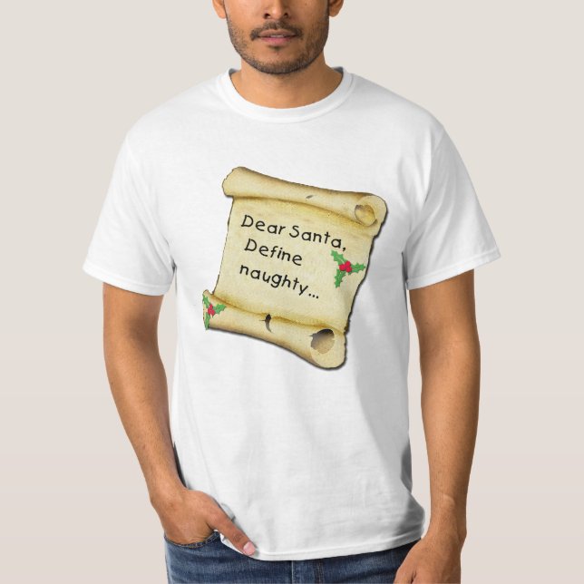 Liebe Sankt… definieren freche T - Shirts, T-Shirt (Vorderseite)