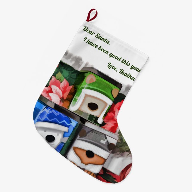 Liebe Sankt Großer Weihnachtsstrumpf (Vorderansicht (hängend))
