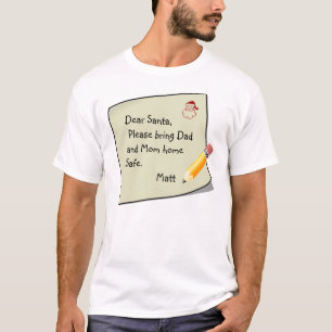 Liebe Sankt: Schreiben Sie Ihren eigenen Brief zu T-Shirt