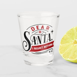 Liebe Santa I Bedret Nothing   Spaß Weihnachten Sp Schnapsglas