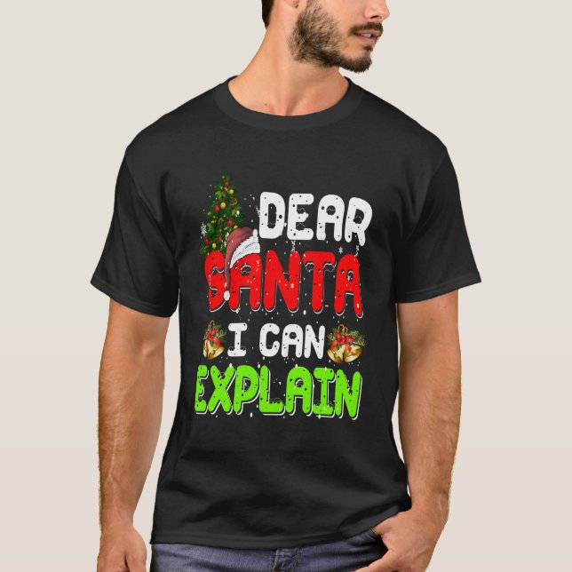 Liebe Santa I kann Pajama für T-Shirt (Vorderseite)