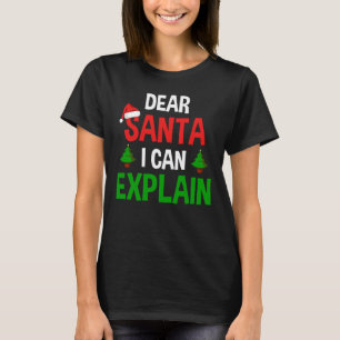 Liebe Santa I kann sonnige Weihnachten erklären T-Shirt