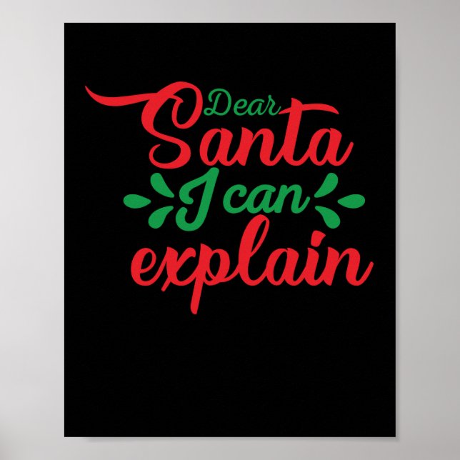 Liebe Santa, ich kann erklären-01 Poster (Vorne)