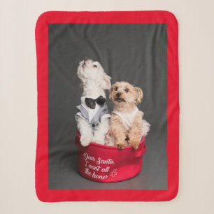 LIEBE SANTA, ICH WOLLTE ALLE KNOCHEN SHERPADECKE