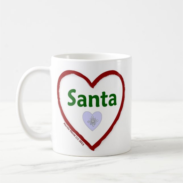 Liebe Santa Kaffeetasse (Links)