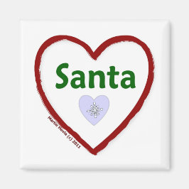 Liebe Santa Magnet