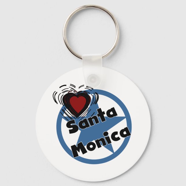 Liebe Santa Monica Schlüsselanhänger (Vorderseite)