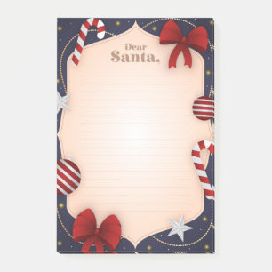 Liebe Santa Post-it Klebezettel