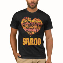 Liebe Sarod Orange Mandala Herz indische Musik