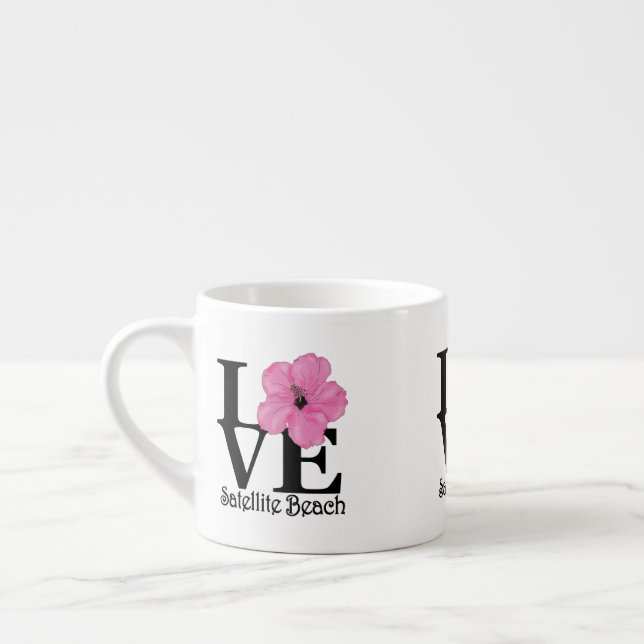 LIEBE Satellite Beach Pink Espressotasse (Links)