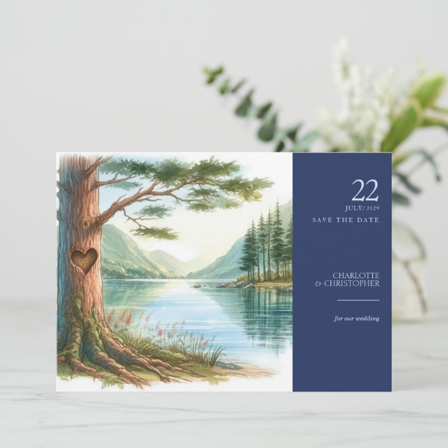 Liebe Save The Date (Stehend Vorderseite)