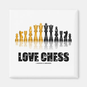 Liebe Schach Magnet