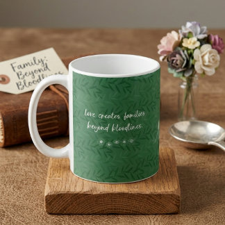 Liebe schafft Familien jenseits von Blutlinien Pfl Kaffeetasse