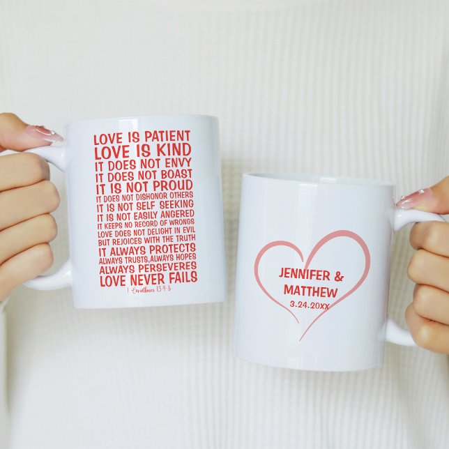 Liebe scheitert nie Personalisiert Kaffeetasse (Von Creator hochgeladen)