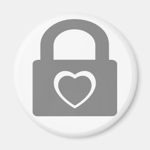 Liebe schloss sich ein. magnet