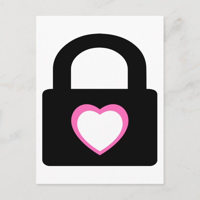 Liebe schloss sich ein. postkarte (Vorderseite)