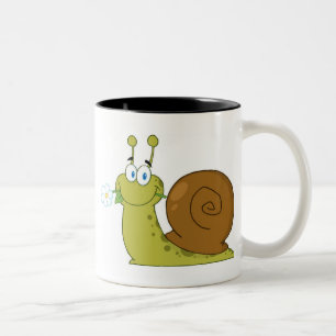 Liebe-Schnecke Zweifarbige Tasse