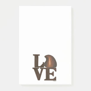 LIEBE Schokolade Drop Candy Valentine Post Post-it Klebezettel