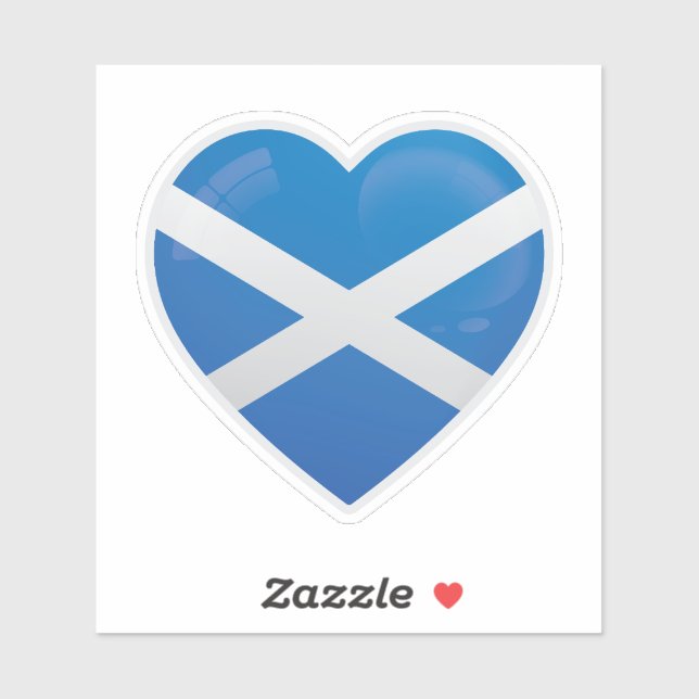 Liebe Schottland Aufkleber (Blatt)
