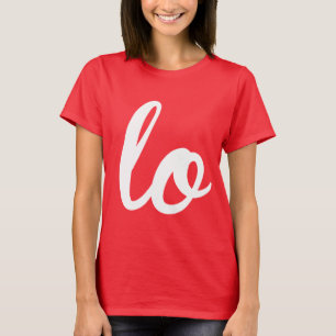 LIEBE SCHREIBEN LINKS - WEISS -.png T-Shirt