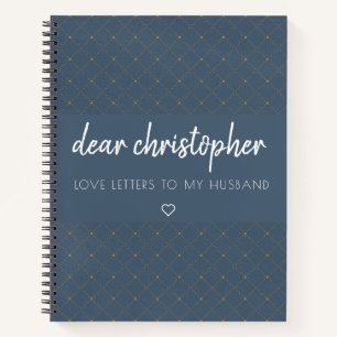 Liebe schreibt an mein Handband Keepake Journal Notizbuch