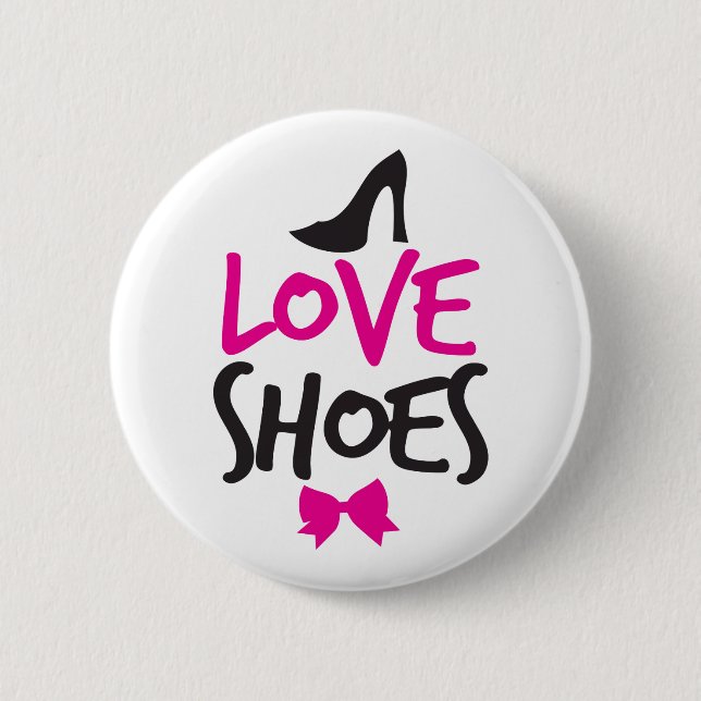 Liebe-Schuhe mit niedlichem kleinem Bogen Button (Vorderseite)