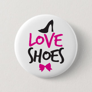 Liebe-Schuhe mit niedlichem kleinem Bogen Button