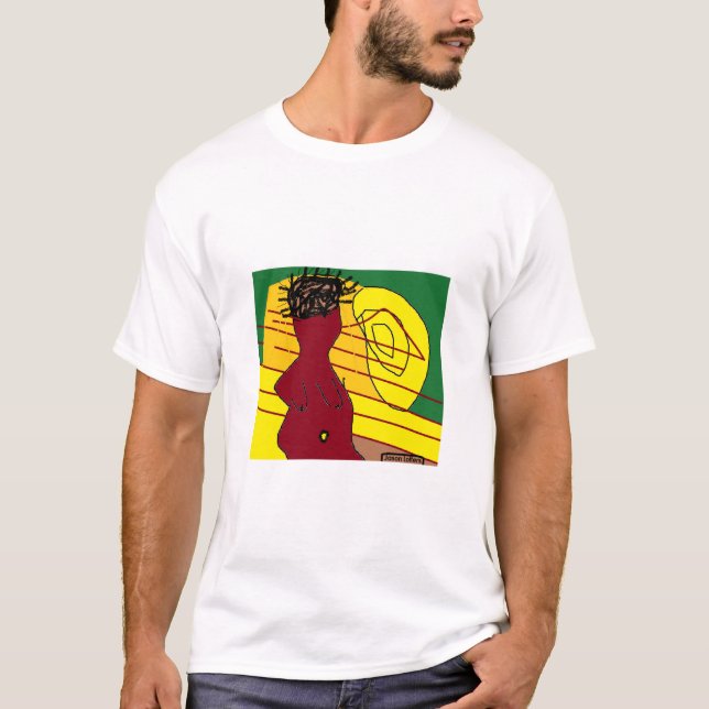 Liebe Schwarzes Haar von Jason Fans T-Shirt (Vorderseite)