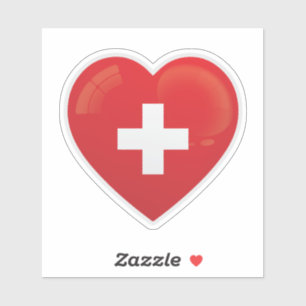 Liebe Schweiz Aufkleber
