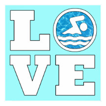 Liebe Schwimmen und Tauchen Anpassbar
