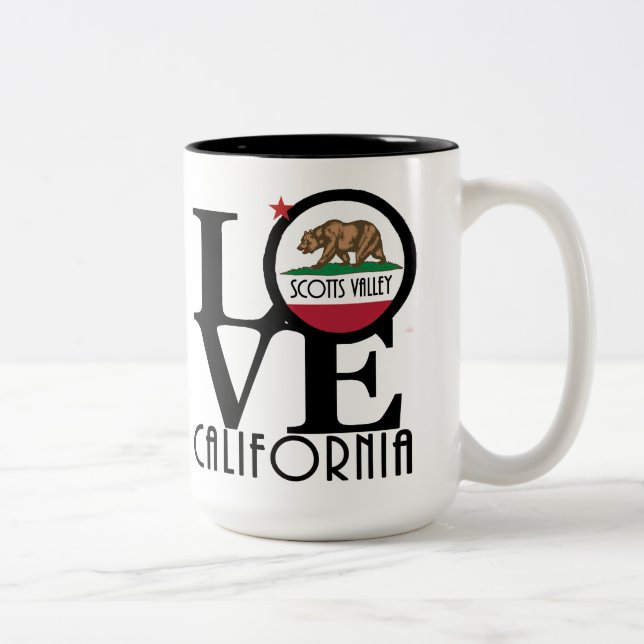 LIEBE Scotts Valley 15oz Zweifarbige Tasse (Rechts)
