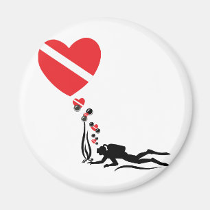 Liebe SCUBA Magnet