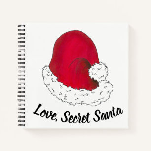 Liebe, Secret Santa Claus frohe Weihnachten Weihna Notizbuch
